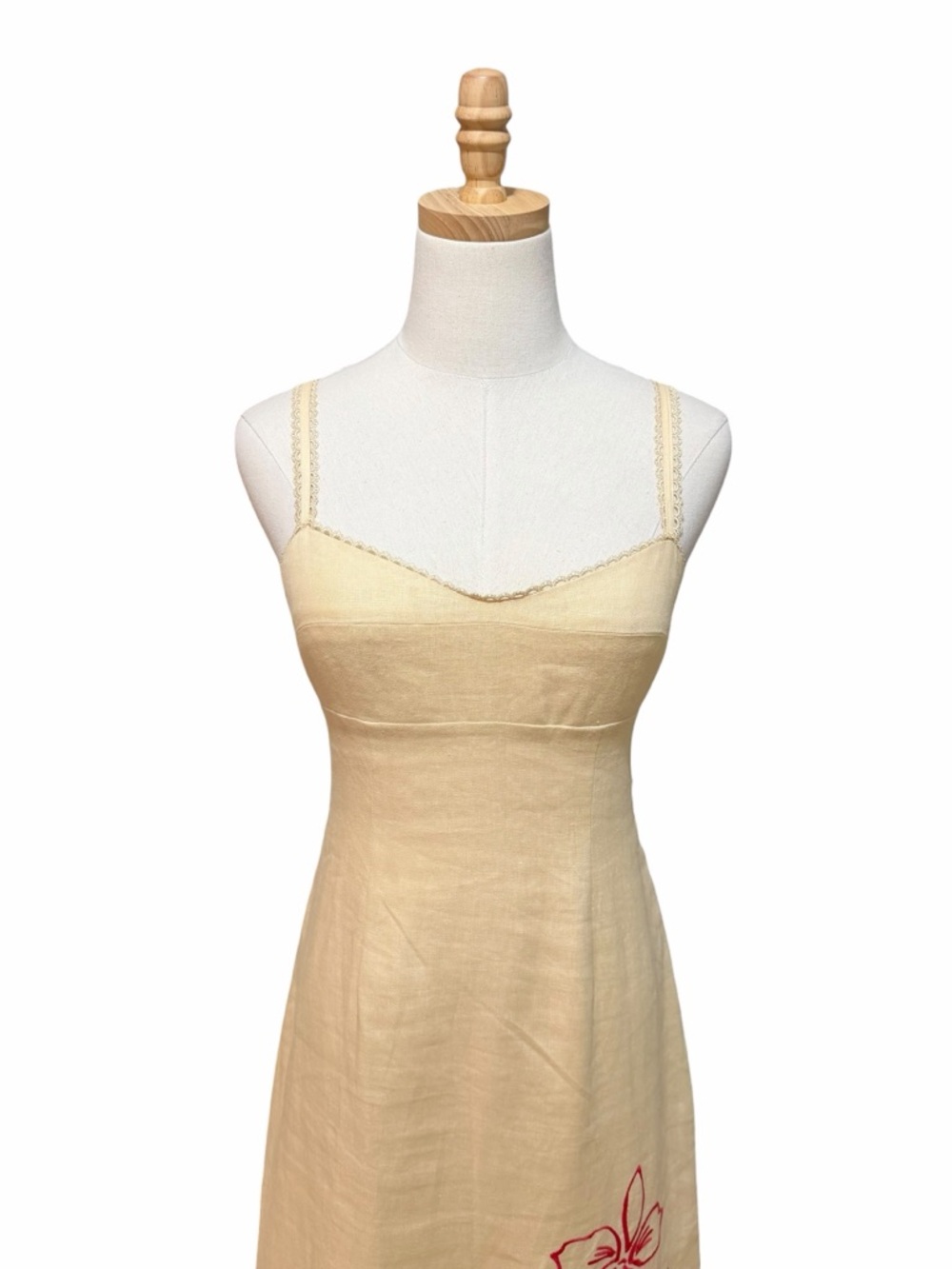Reformation Colette Linen Dress Parmesan Yellow Size 0 - Picture 3 of 12